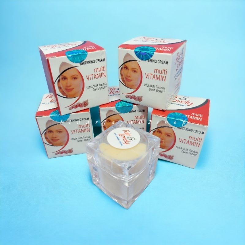 12 Pcs - Cream Fair Lovely SUPER 2 in 1 Whitening Fair&amp;Lovely Crem ORIGINAL