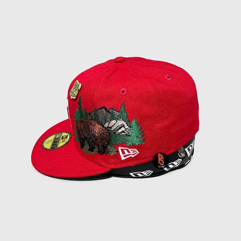 TOPI NEW ERA ORIGINAL 5950 STATE PARK LOS ANGELES ANGELS RED