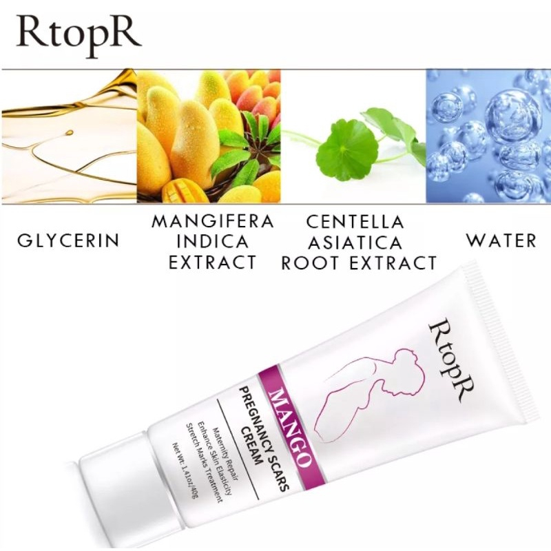 RtopR Mango Remove Pregnancy Scars Acne Cream Stretch Marks Treatment Maternity Repair Anti-Aging Anti-Winkles Firming Body Creams