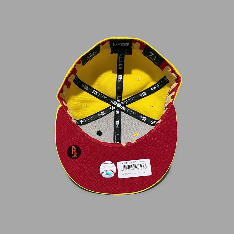 TOPI NEW ERA ORIGINAL 5950 ICYPOP CHICAGO WHITE SOX YELLOW RED