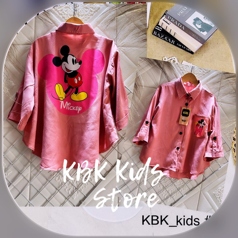 BAJU// ATASAN// BLOUSE ANAK PEREMPUAN MINIMOUSE DAN MOSCHINO USIA 3 SAMPAI 14 TAHUN