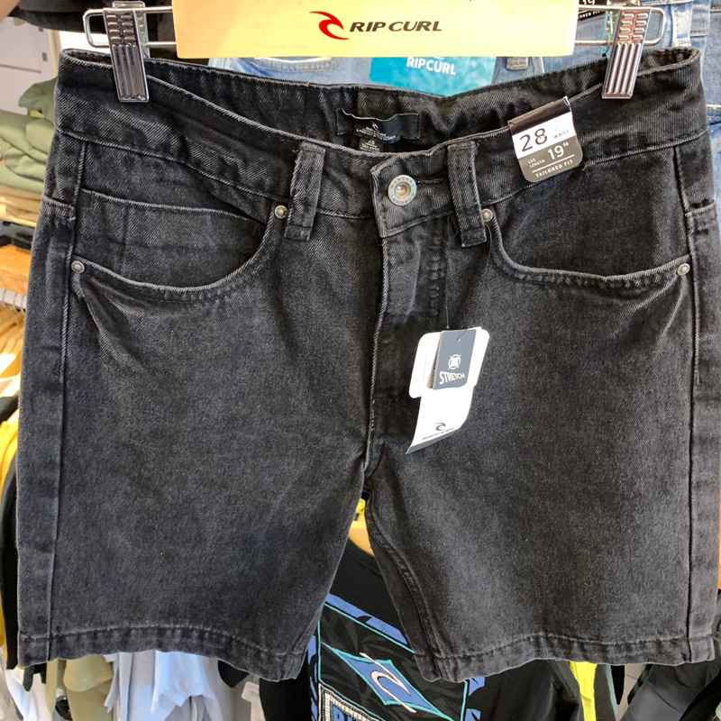 CELANA PRIA RIPCURL ORIGINAL WASHED BLACK DENIM WALKSHORT