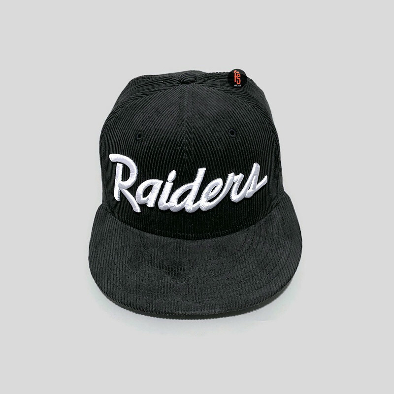 TOPI NEW ERA ORIGINAL 5950 COR SCRIPT LV RAIDERS BLACK