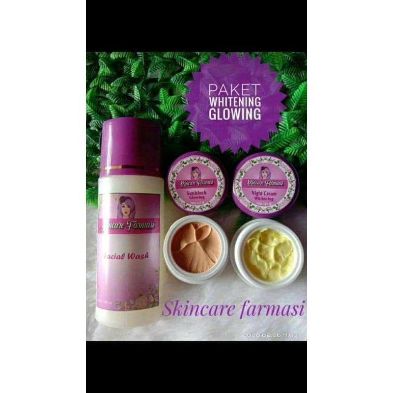 RL farmasi paket whitening glowing