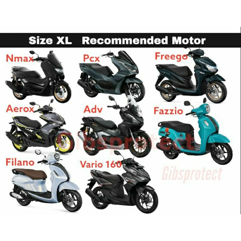 Cover Jok Motor Nmax Aerox Pcx Adv Freego Filano Sarung Jok Premium Gibsprotect