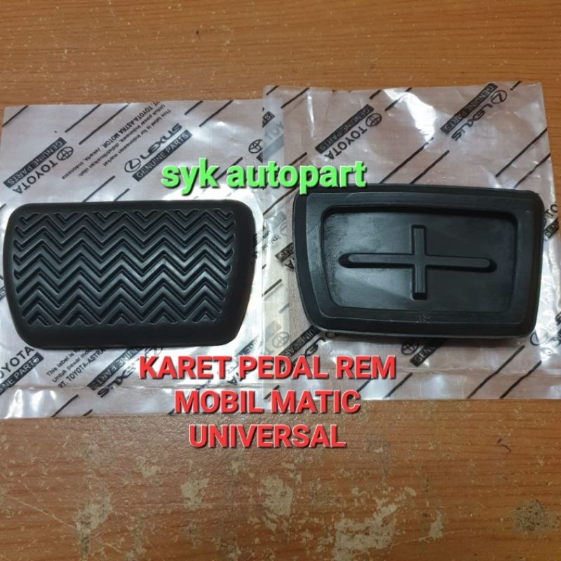 KARET PEDAL REM MOBIL MATIC TOYOTA INNOVA FORTUNER HILUX ORIGINAL