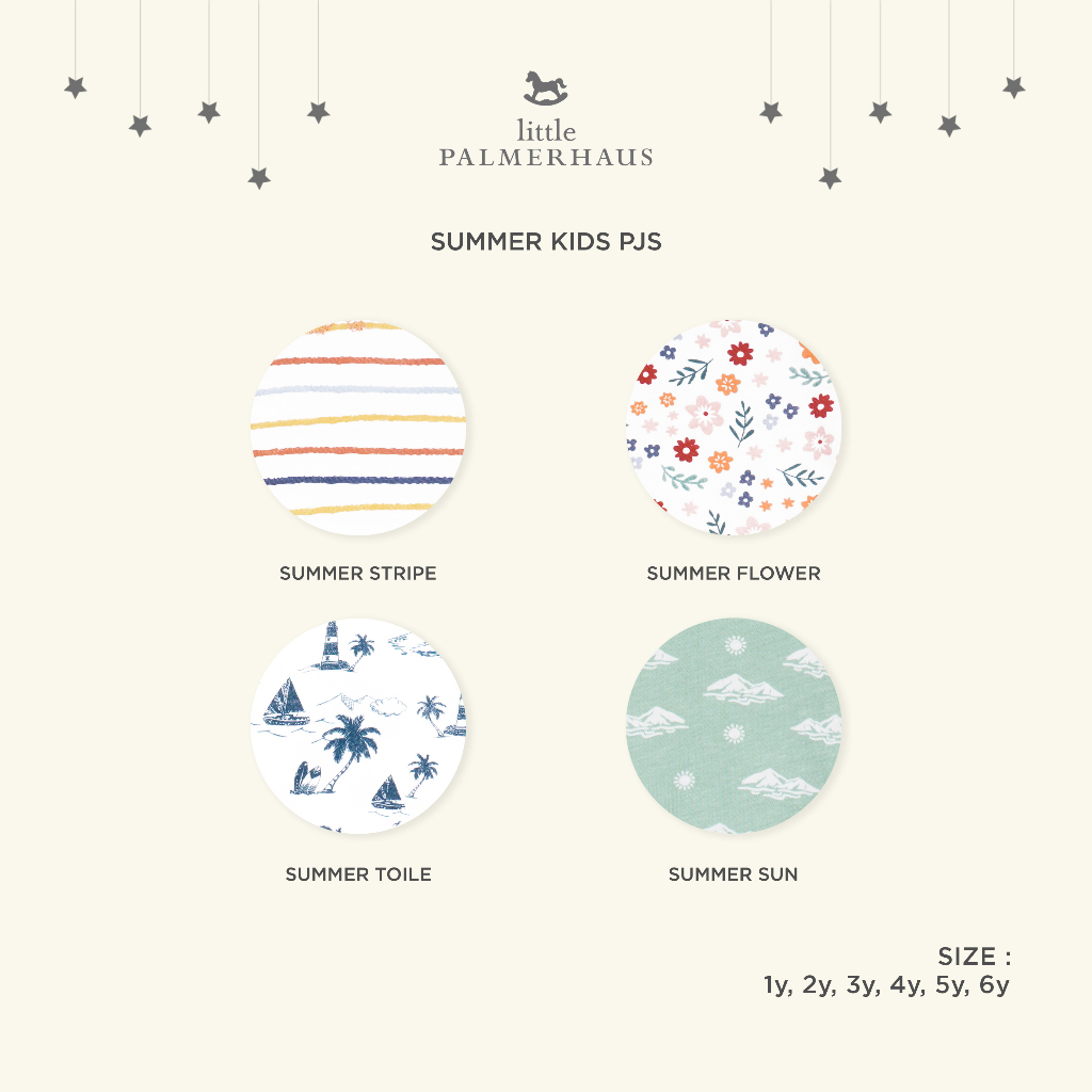 Little Palmerhaus - Summer Kids Pjs (Piyama Anak)