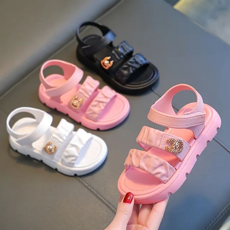 Sandal anak perempuan tali belakang sandal anak permpuan kekinan sandal anak import 1705