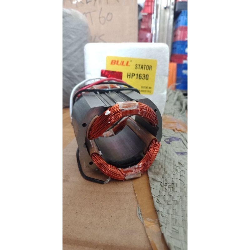 STATOR / BANTALAN HP 1630 UNTUK MESIN BOR MAKITA MAKTEC HP 1630