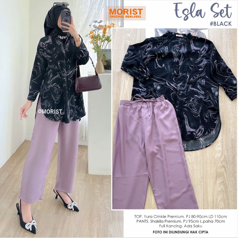 Set Setelan Wanita Motif Kombinasi Original Morist &quot;Part 1&quot; [Ribsi Binso Lesis Feira Loria Maru Kifia Cisea Rotia Lerio Itma Fiasa Ilona Fiona Gioca Lucio Lafan Okia Bunaf Lera Himsa Gimpi Giaca Filsa Lalpi Jenar Silse Tresa Fioli Sioca]