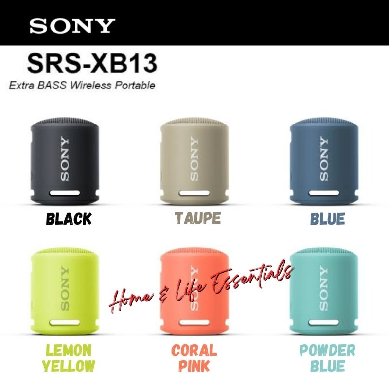 SONY Bluetooth Speaker SRS XB13 EXTRA BASS Wireless Speaker Sony XB13