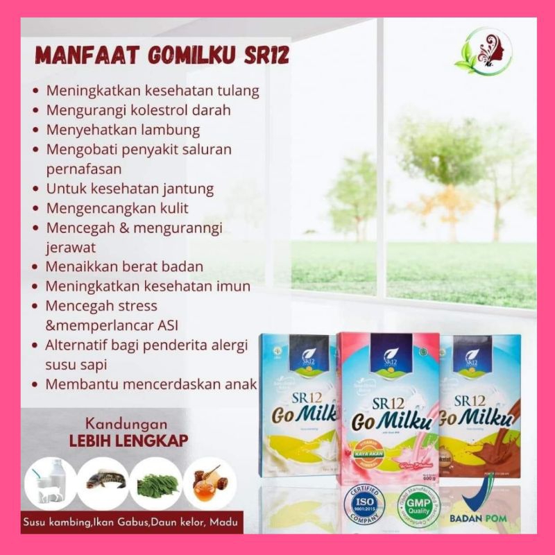 

Susu GoMilku SR12/Penambah Berat badan/GoMilku 600gr