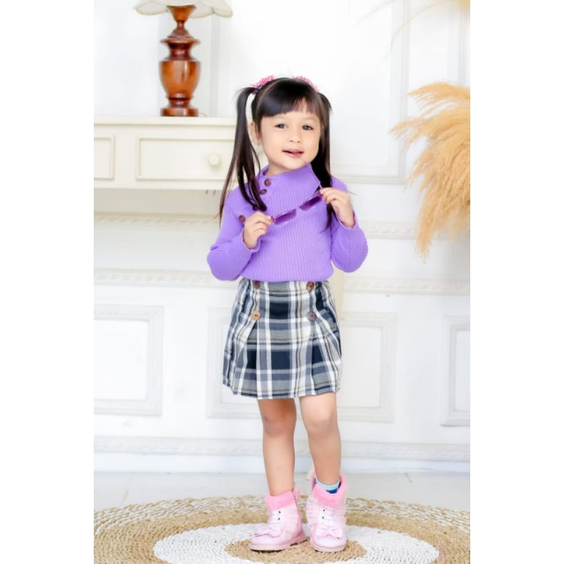 Outer anak perempuan Starla Sweater Rajut