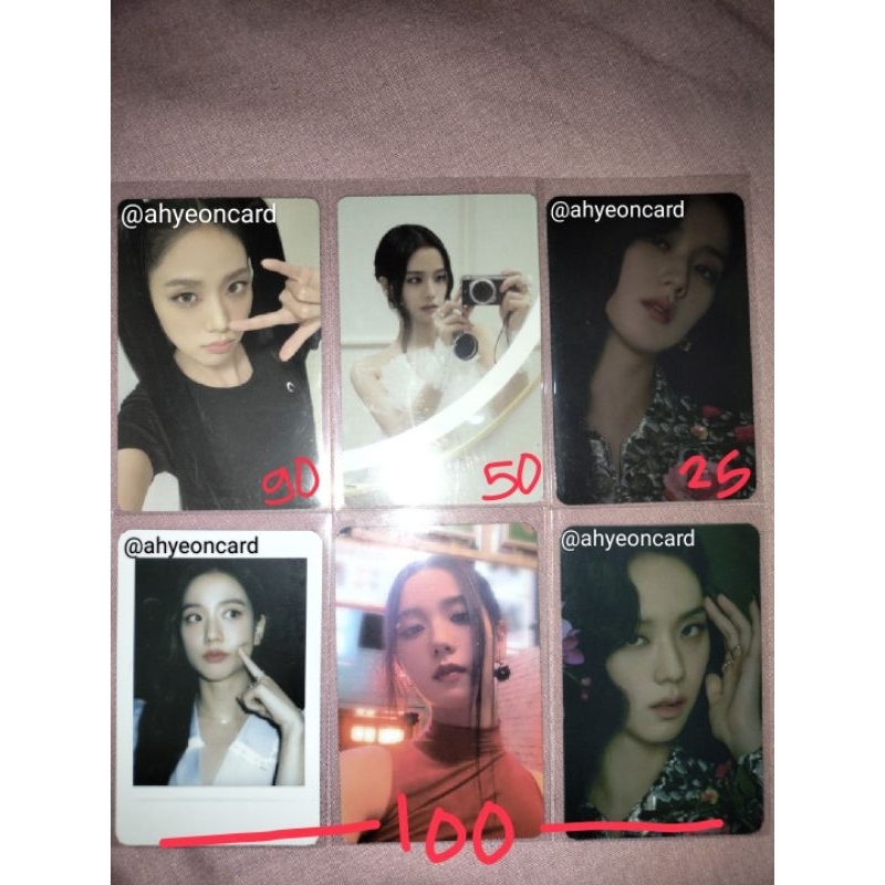 [ BACA DESKRIPSI DULU ] BISA SATUAN DAN READY SIAP KIRIM❗ wts pc poca jisoo solo ME blackpink offici