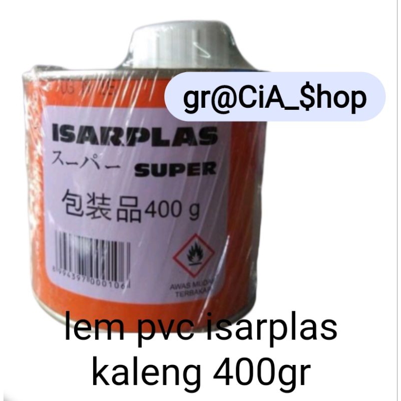 

Lem pipa pvc isarplas 400gr