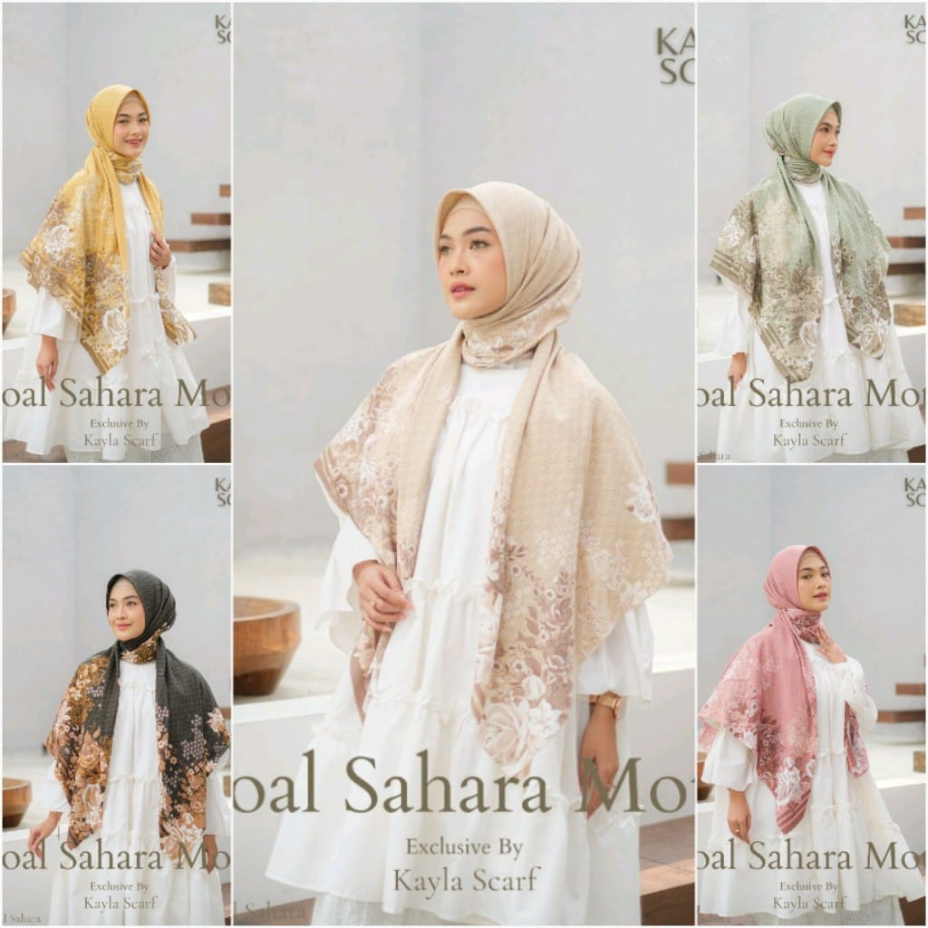 READY STOCK | Voal Sahara motif by Kayla Scarf
