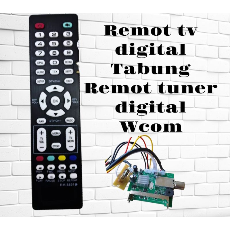 Remot tv digital Tabung/remot tuner digital wcom