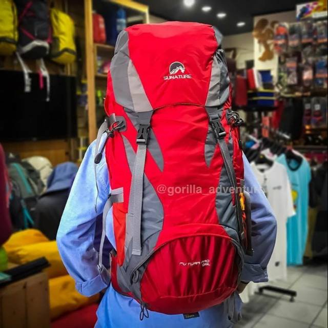 tas carrier tas gunung keril sunature volume 60 + 5 dan Futurapro