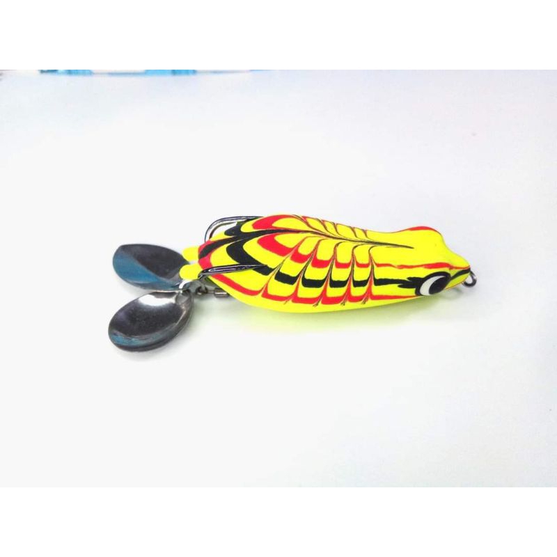 Soft frog 5cm RF lure lembut double blade