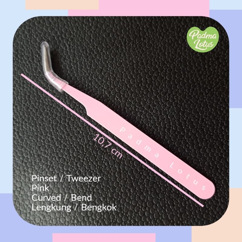 pinset tweezer lurus bengkok curved bend diy