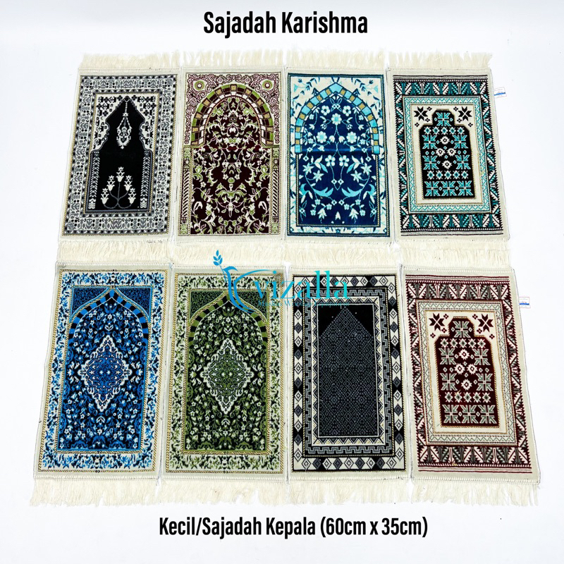 Sajadah Karishma Kecil/ 60*35 Sajadah Kepala/ Grosir Sajadah