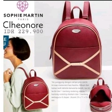 Promo Tas Ransel Wanita Clheonore Bag Sophie Martin ORI