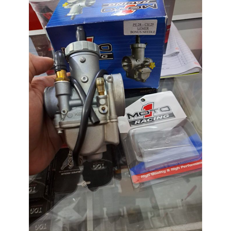 KARBURATOR KARBU PE 28 REAMER 30 + NEEDLE ORIGINAL MOTO 1 KODE CH29
