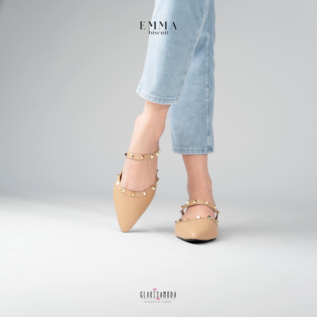 GLARISAMODA Emma Heels 3cm Mules sandal empuk