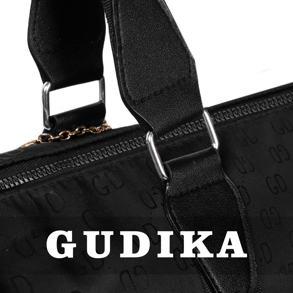 GUDIKA Black 5323 Tas Baju Travel Import Original Bahan Nilon Waterproof Anti Air