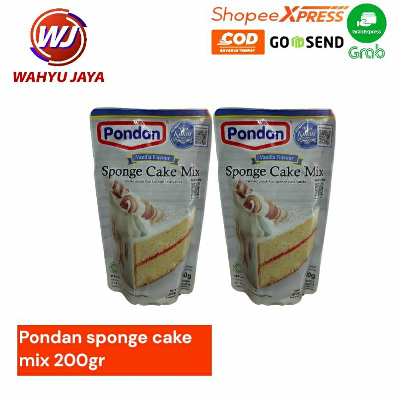 

pondan sponge cake mix 200gr