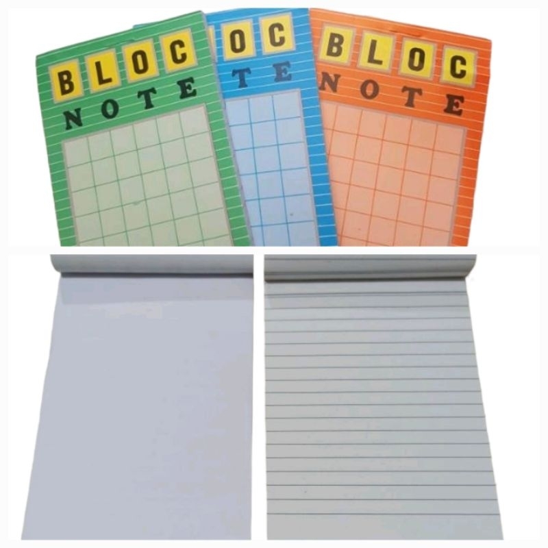 Notes memo blocnote notebook A6