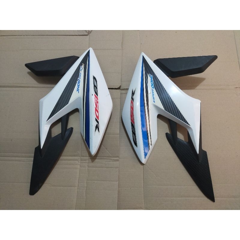 sayap tangki kuping tangki cover tangki tenki all new honda cb 150 r led facelift original putih