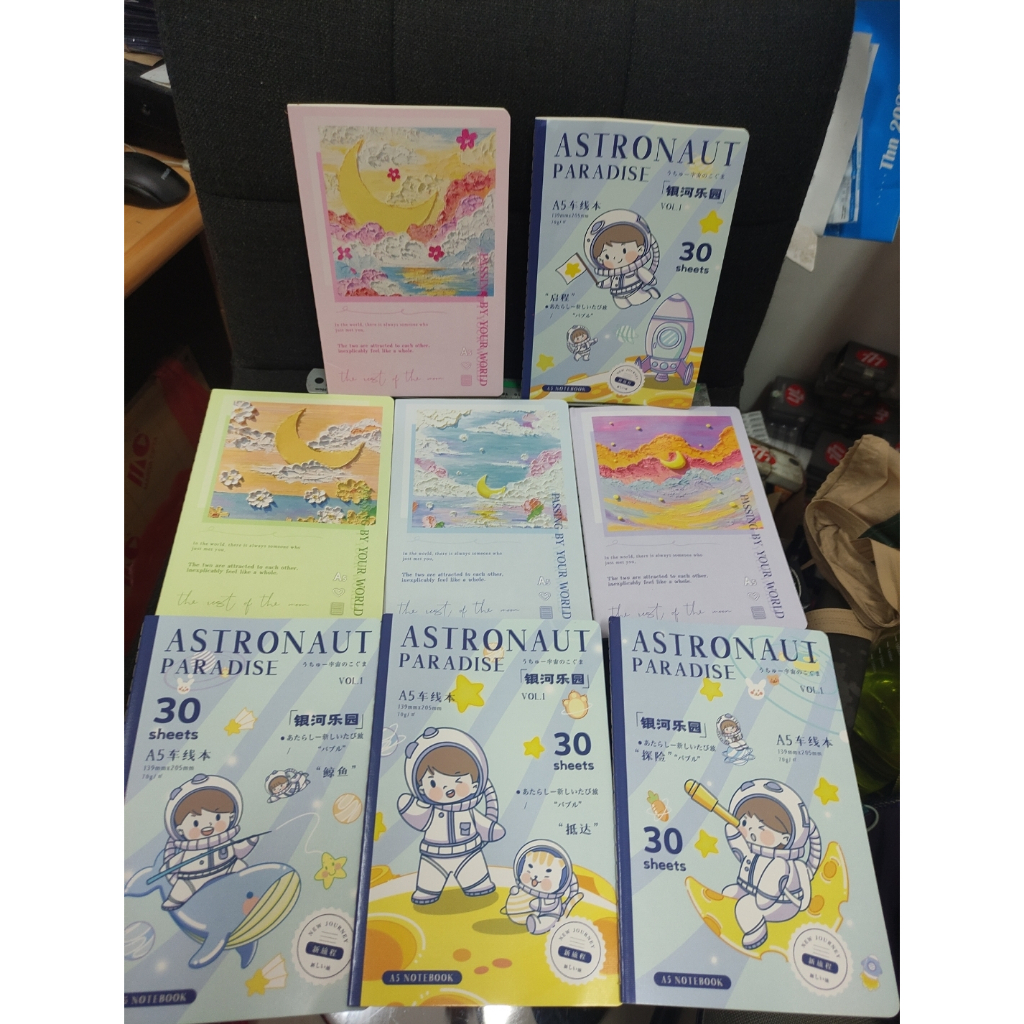 

buku tulis sekolah senmu satuan 30 lembar a5 sewing model korea 22 baris