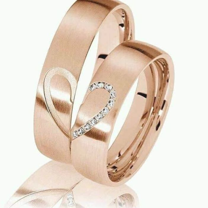 Cincin nikah emas love couple
