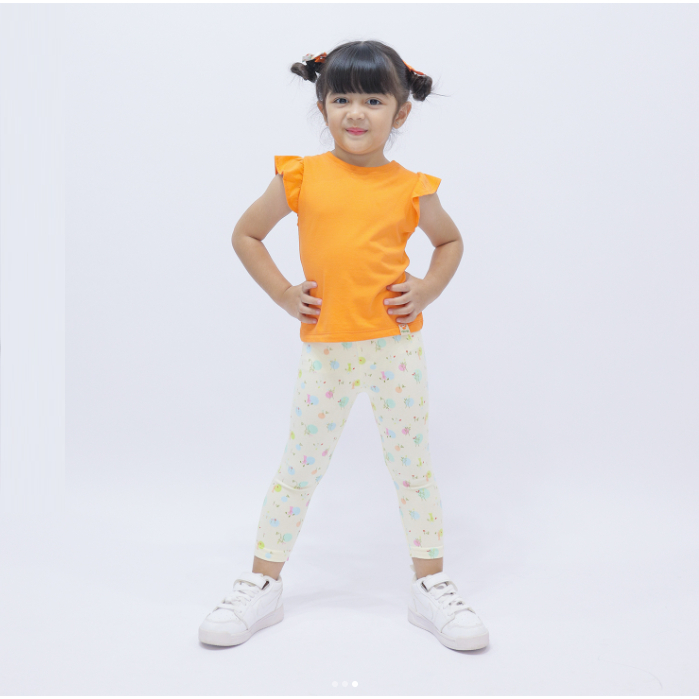 VELVET Junior Legging Anak - Girls Legging Solid Color 3-6bln s.d 5th