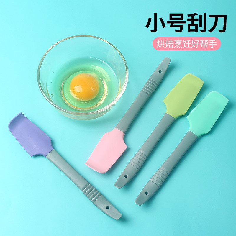 small silicone spatula scraper ujung lengkung/spatula scraper