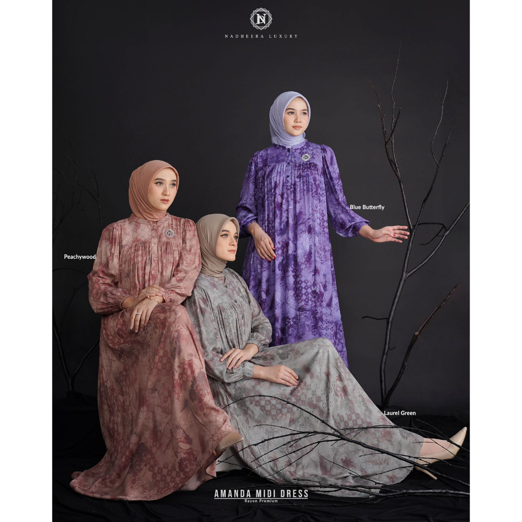AMANDA MIDI DRESS BY NADHEERA LUXURY
