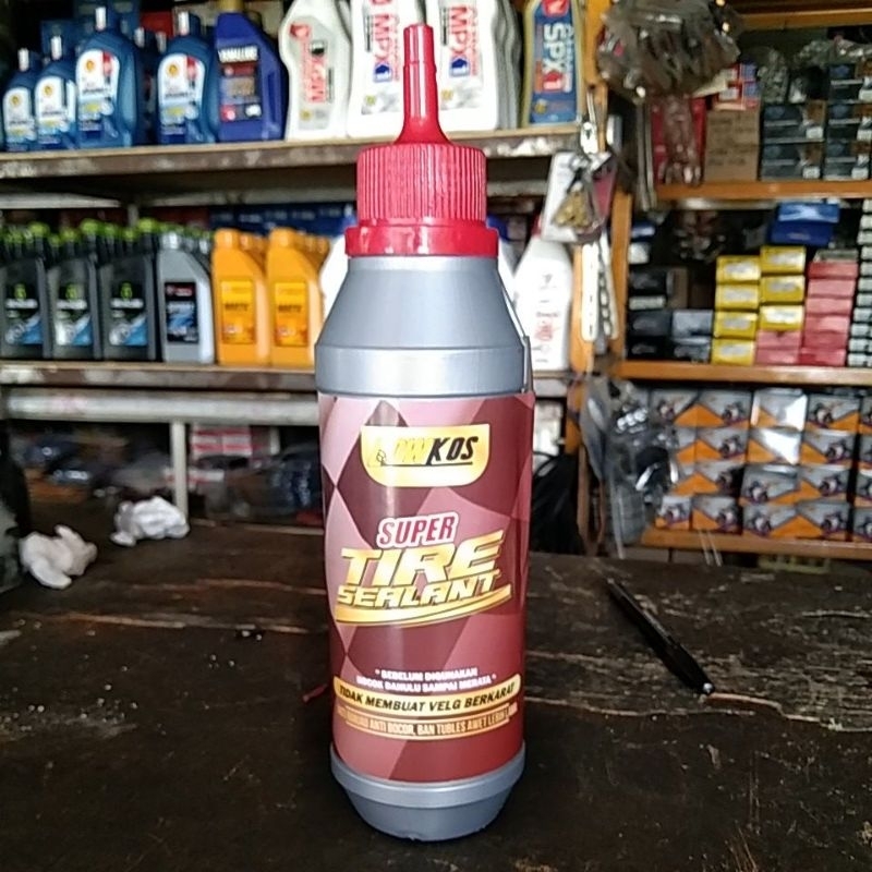 LOWKOS - SUPER TIRE SEALANT CAIRAN BAN TUBLES 350ml KUALITAS PREMIUM