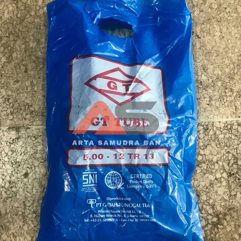 Ban Dalam Gajah Tunggal GT 500 5.00 - 12