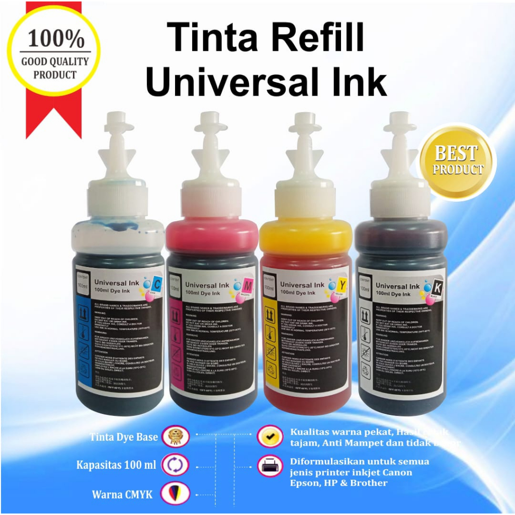 Tinta Refill Cartridge HP 682 Black Color Printer 2135 2335 2336 2337