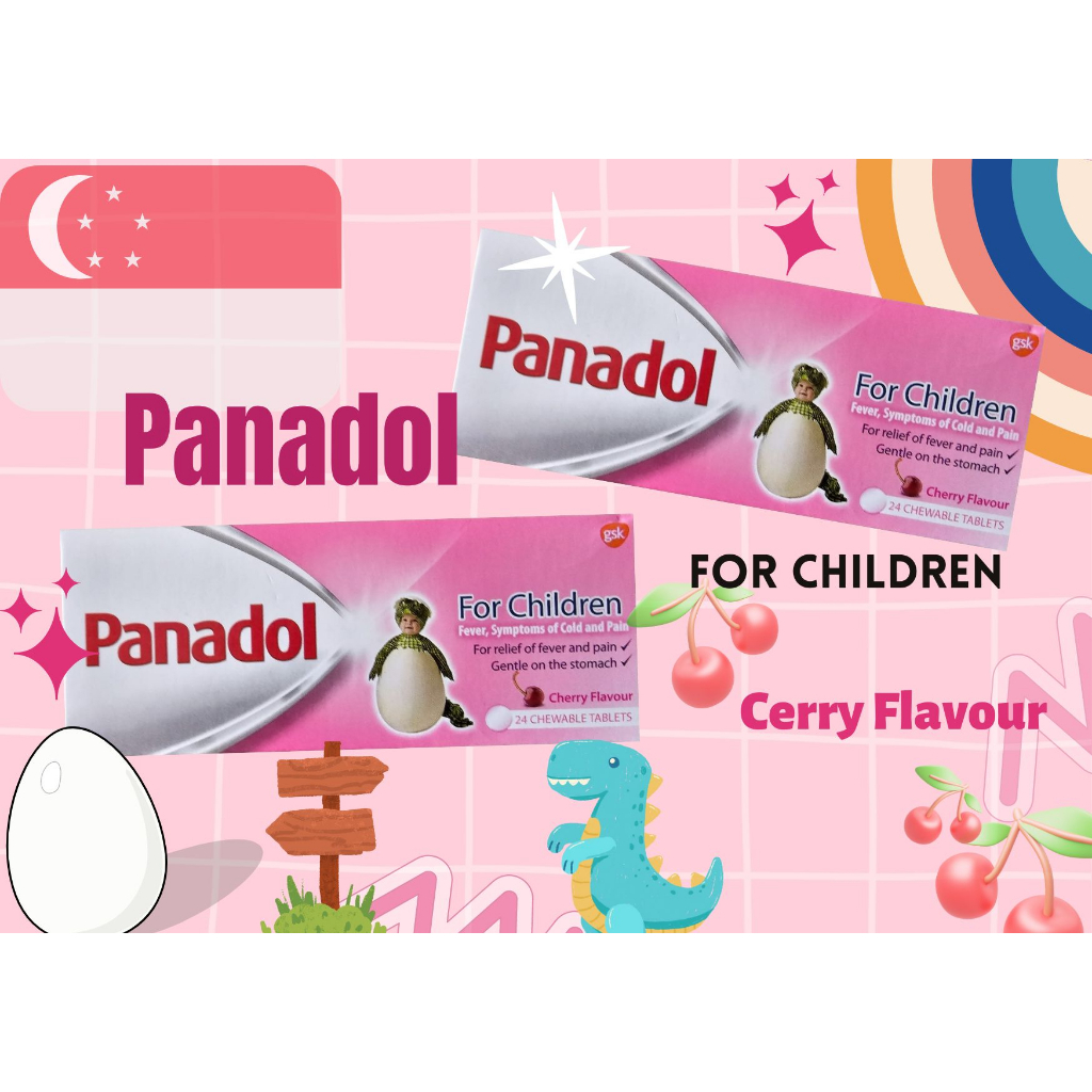 Panadol Anak isi 24 tablet [ singapore ]