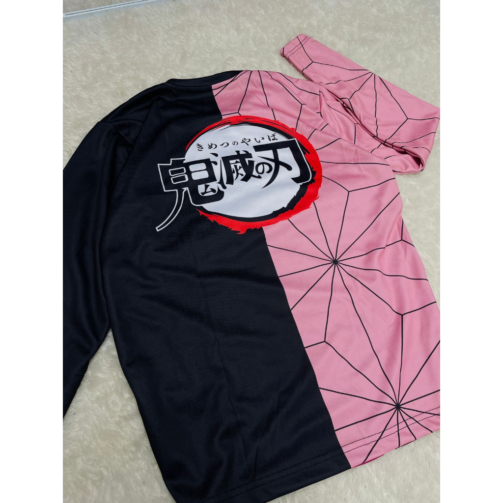 Longsleeve Nezuko Two Tone Fullprint Anime Manga Premium Unisex