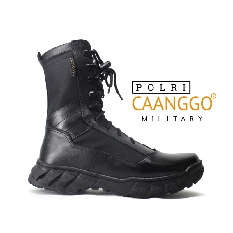 Caanggo - Sepatu pdl jatah polri design original bahan kulit sapi asli