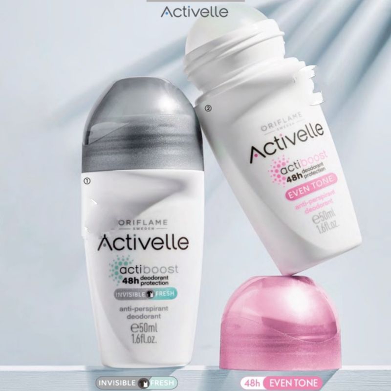 Activelle Even Tone anti-perspirant deodorant//Activelle Invisible Fresh anti-perspirant deodorant