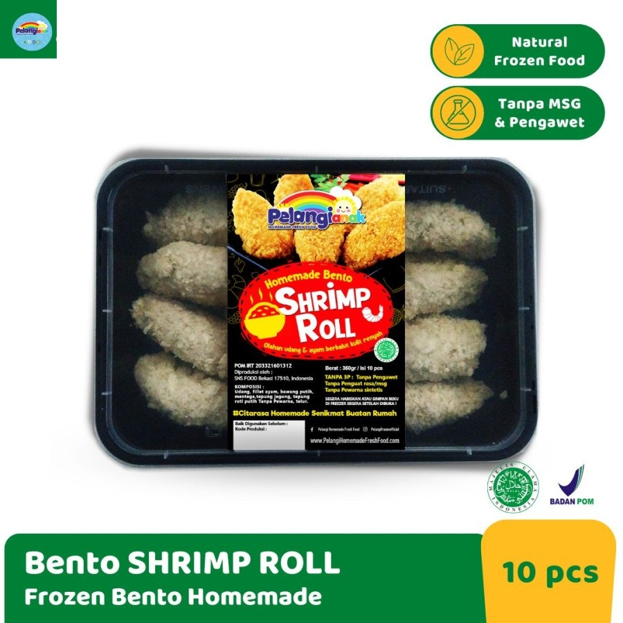 

BENTO SHRIMP ROLL NON MSG / MPASI HOMEMADE / FROZEN FOOD SEHAT
