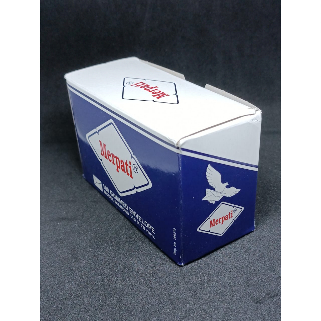 AMPLOP MERPATI KECIL POLOS PUTIH 1 PAK ISI 100 PCS