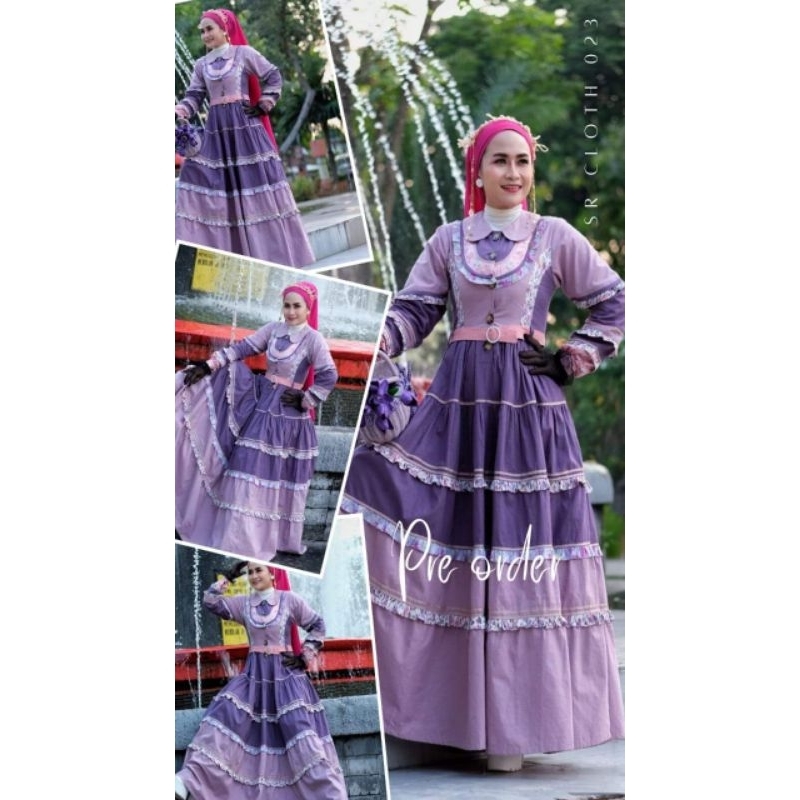 gamis SR cloth 023 lavnder