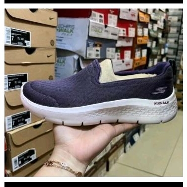 Skechers Go Walk Flek, Sepatu Wanita, 39, Plum