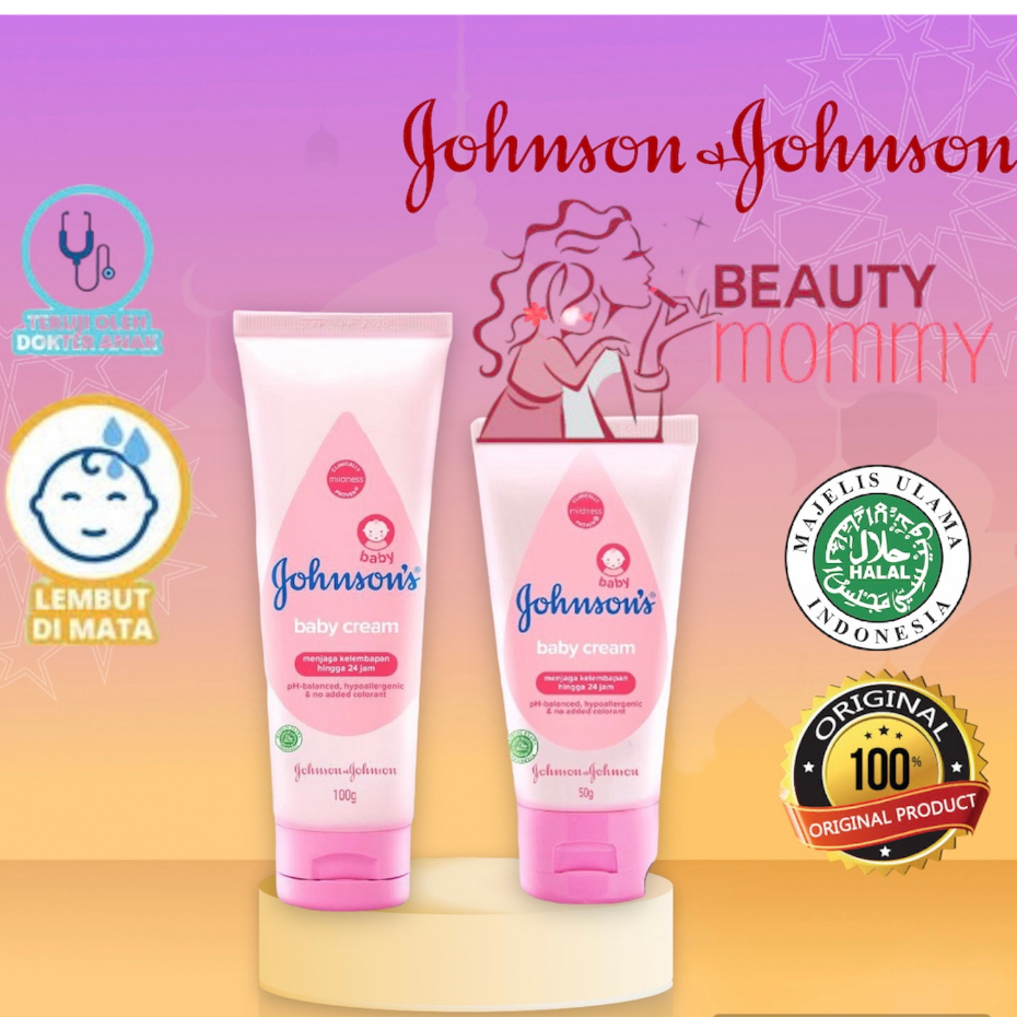 Johnson's baby cream 50gr - 100gr / Johnsons