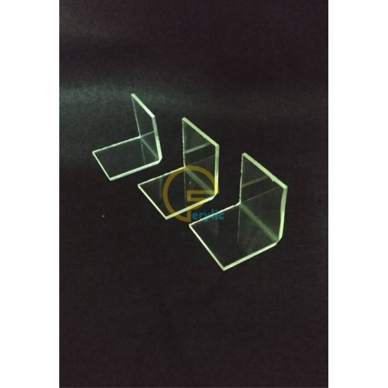 Siku L/Penahan Meja/Siku Akrilik/Acrylic